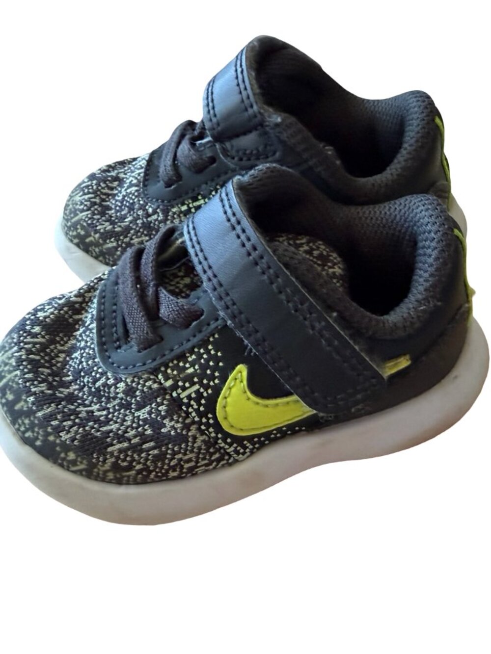 Nike Flex Contact (tdv) ANTHRACITE/VOLLT TODDLER'S SHOES SIZE 4